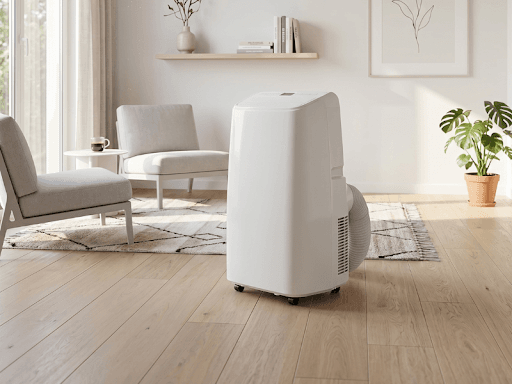 klimatyzator przenośny z rurą